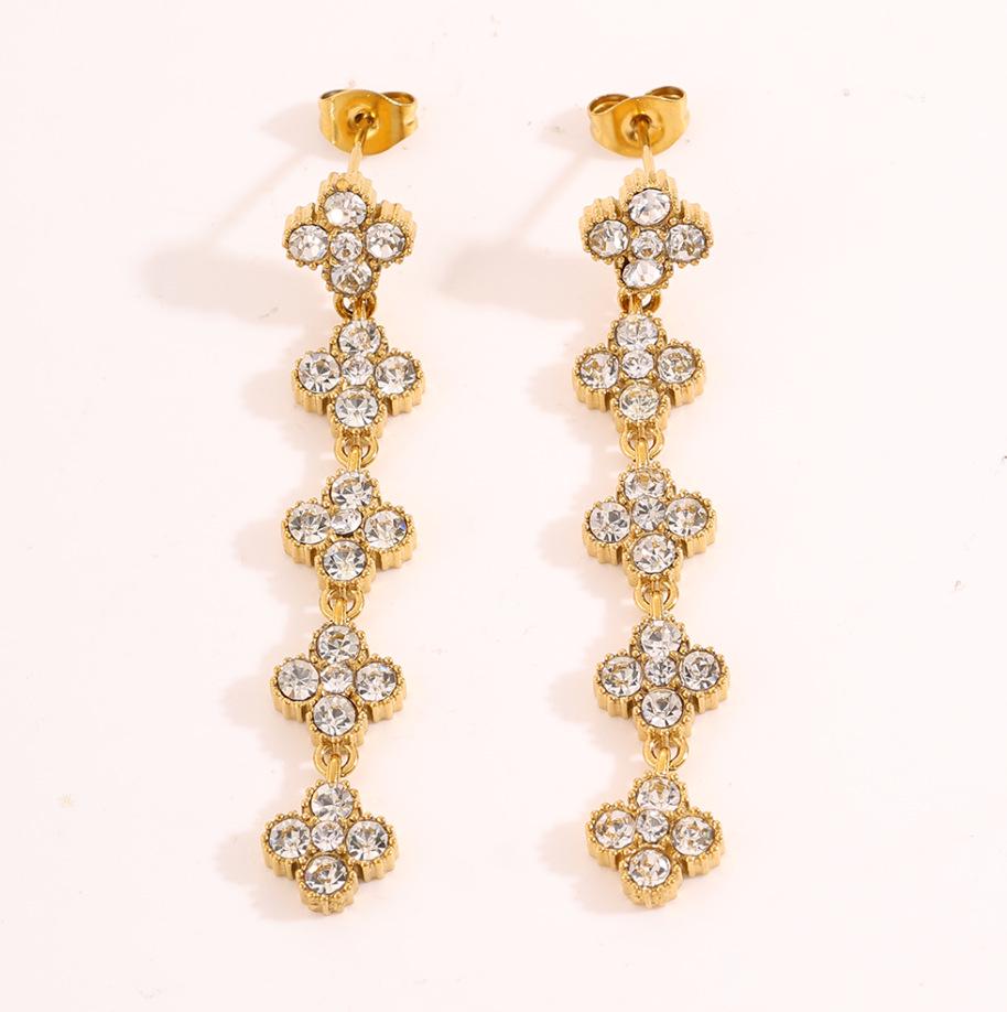 Colorful Diamond Four-Leaf Clover Jewelry Set - Necklace, Bracelet & Earrings for Women
Colorful Diamond Four-Leaf Clover Jewelry Set - Necklace, Bracelet & Earrings for Women