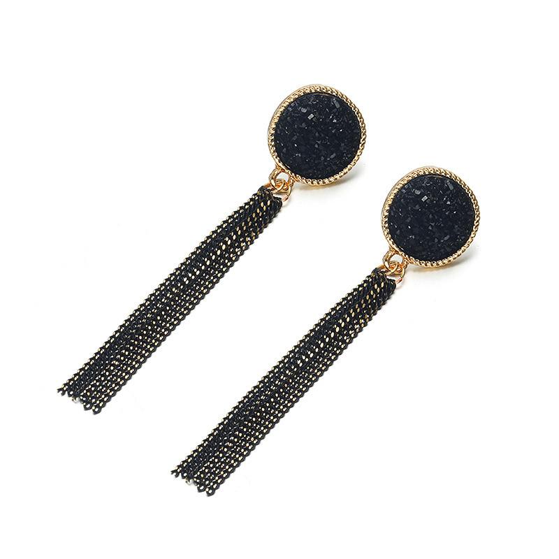 2022 New Gold Color Long Crystal Tassel Dangle Earrings for Women Wedding Drop Earring Fashion Zircon Gifts чёрный
2022 New Gold Color Long Crystal Tassel Dangle Earrings for Women Wedding Drop Earring Fashion Zircon Gifts чёрный