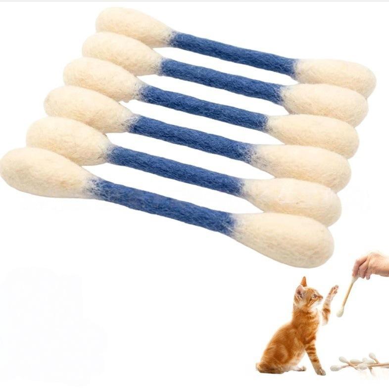 Wool Felt Cat Toys with Catnip For Kitten Enrichment Interactive Catnip Infused Enrichment Sticks For Indoor Cats
Wool Felt Cat Toys with Catnip For Kitten Enrichment Interactive Catnip Infused Enrichment Sticks For Indoor Cats