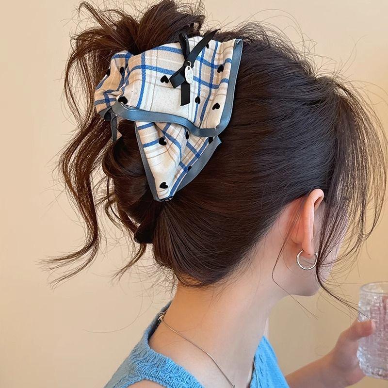 1pc British style bow clip for women s new high-end hair clip, shark clip headband at the back of the head
1pc British style bow clip for women s new high-end hair clip, shark clip headband at the back of the head