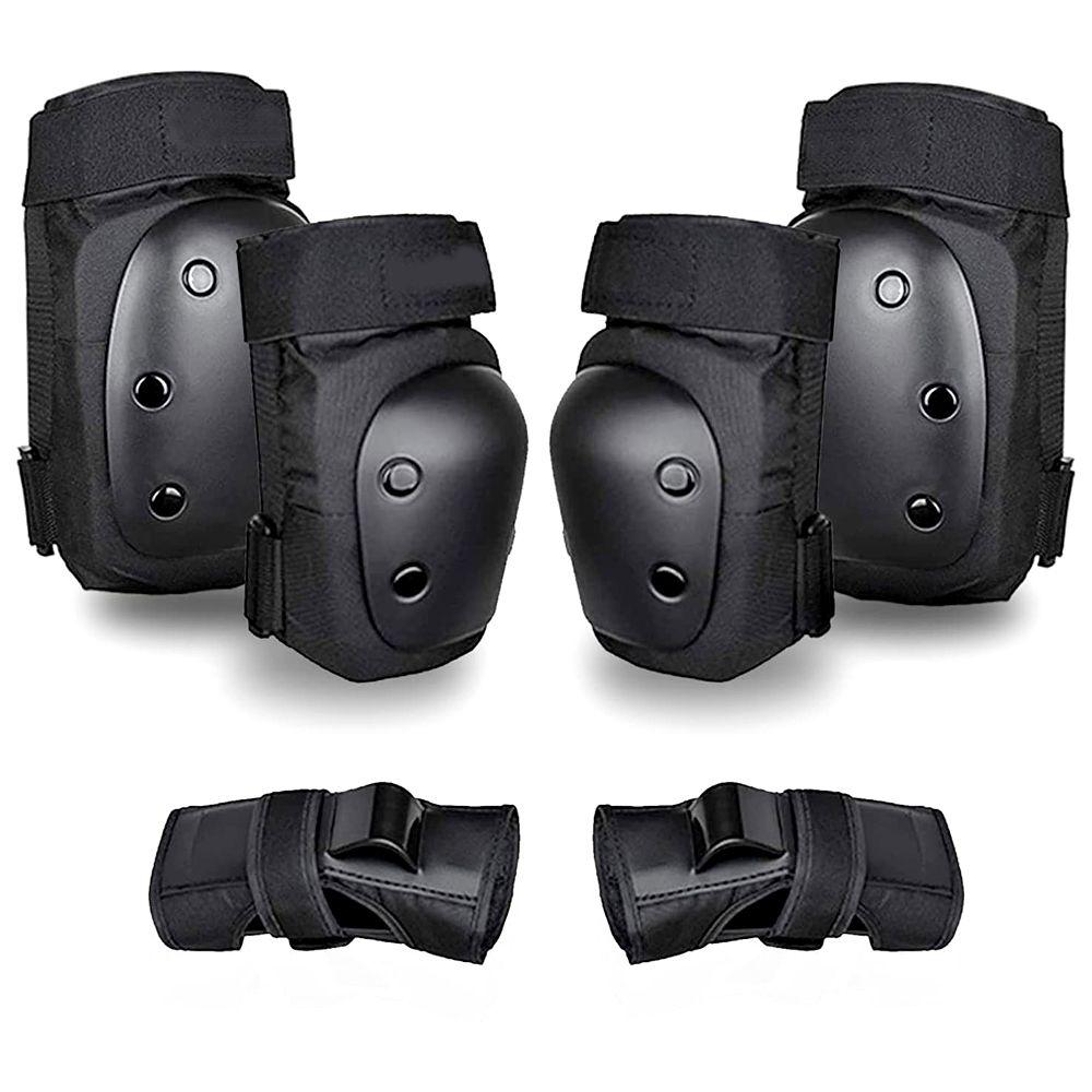 Protector Safety Brace Black Skateboard Knee Pads Set Protective Gears Set Elbow Pads Wrist Guards
Protector Safety Brace Black Skateboard Knee Pads Set Protective Gears Set Elbow Pads Wrist Guards