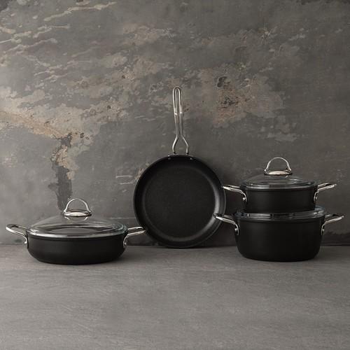 Набор кастрюль и сковородок Galaxy Titanium из 7 предметов, черный
Набор кастрюль и сковородок Galaxy Titanium из 7 предметов, черный