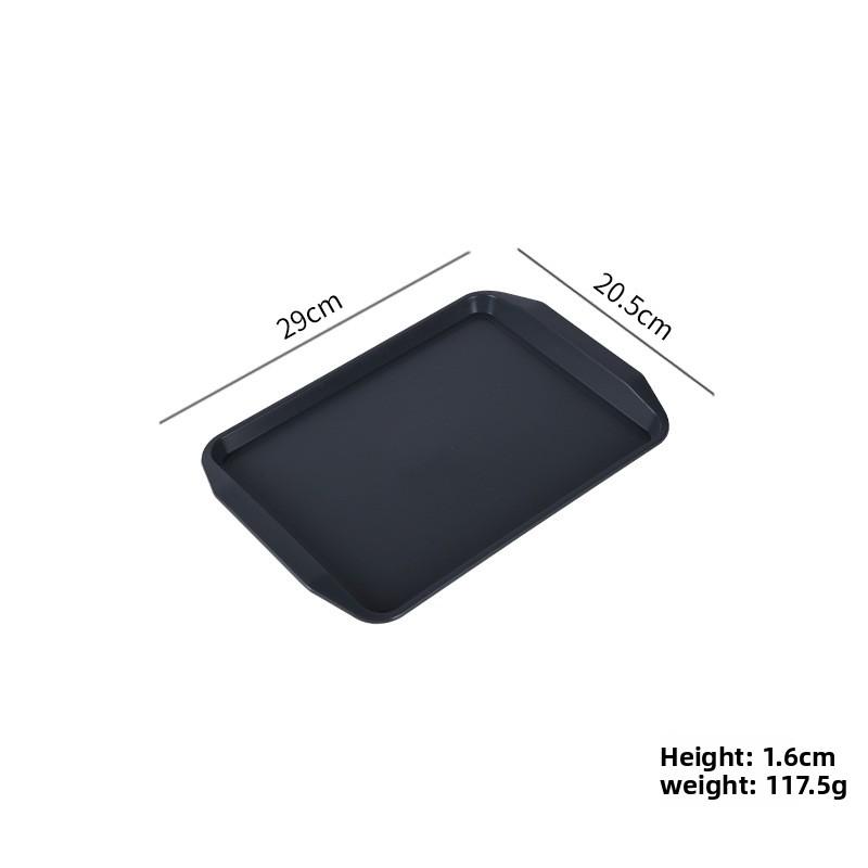 Прямоугольный ресторанный фаст-фуд утолщенный сервировочный поднос для детского сада Small чёрный
Прямоугольный ресторанный фаст-фуд утолщенный сервировочный поднос для детского сада Small чёрный