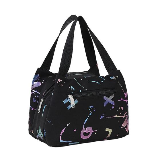 Letter Print Lunch Bag Waterproof Lunch Tote Reusable Lunch Carrier Box Bag for Women Men Commuting Camping Picnic чорний
Letter Print Lunch Bag Waterproof Lunch Tote Reusable Lunch Carrier Box Bag for Women Men Commuting Camping Picnic чорний