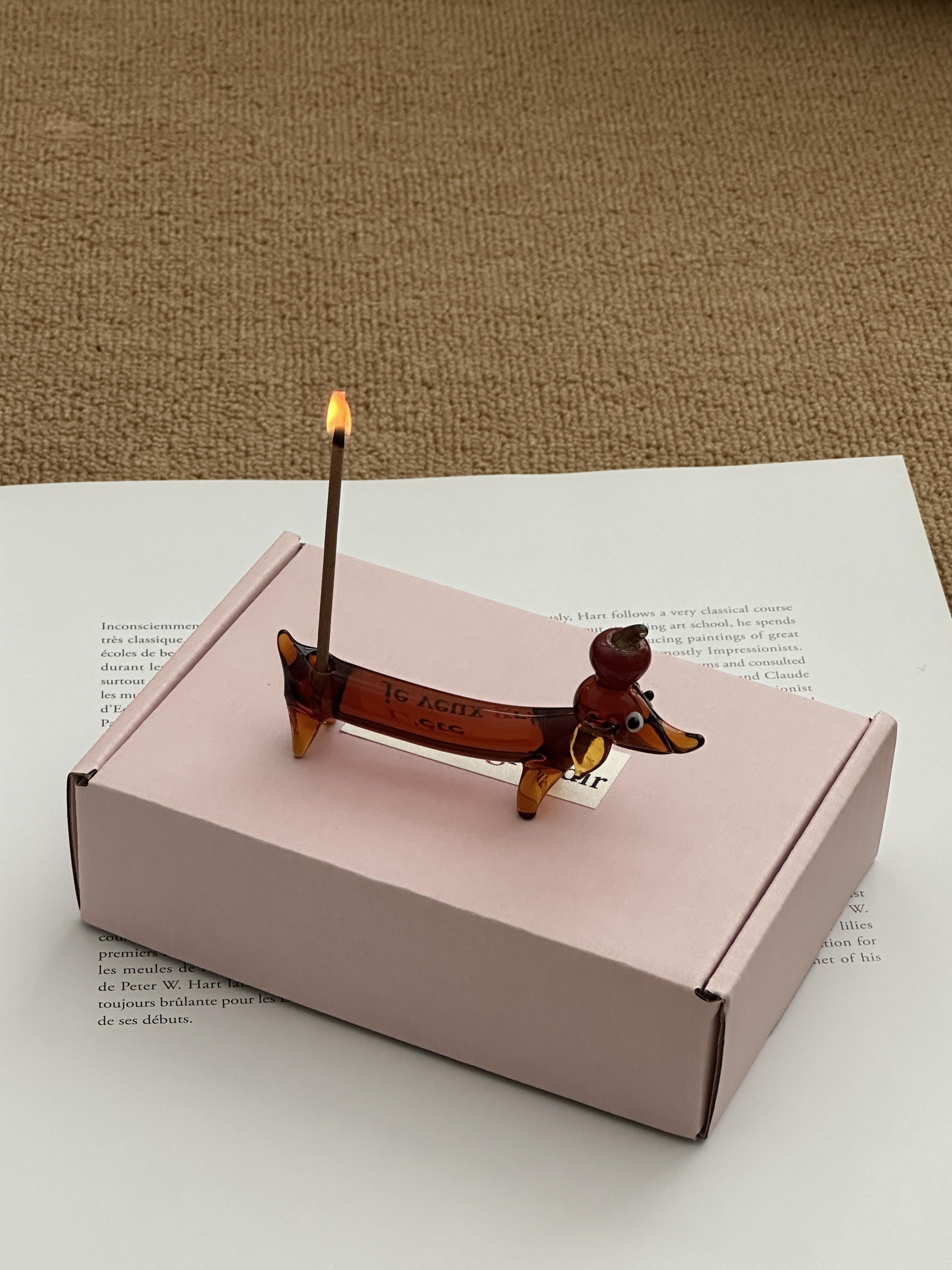 Creative Handmade Christmas Sausage Dog Fragrance Insertion Sausage Dog Incense Insert with Small Apples on the Head · Tableware
Creative Handmade Christmas Sausage Dog Fragrance Insertion Sausage Dog Incense Insert with Small Apples on the Head · Tableware
