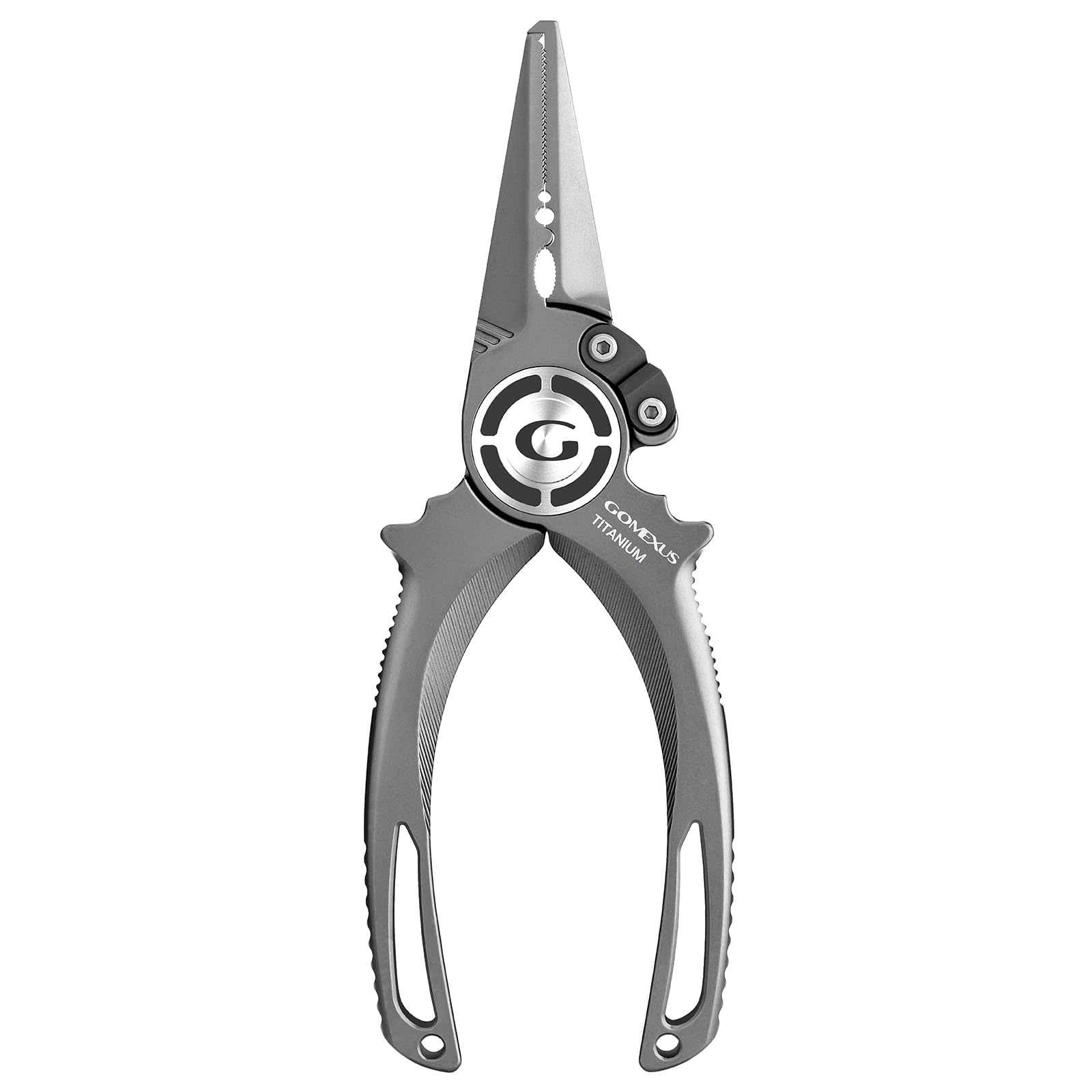 Gomexus Titanium Rustproof Fishing Pliers Fishing Flyer Rustproof Corrosion Resistant Heavy Duty Pliers Needle Remover Split Ring Opener PLIER-X 7.5
Gomexus Titanium Rustproof Fishing Pliers Fishing Flyer Rustproof Corrosion Resistant Heavy Duty Pliers Needle Remover Split Ring Opener PLIER-X 7.5