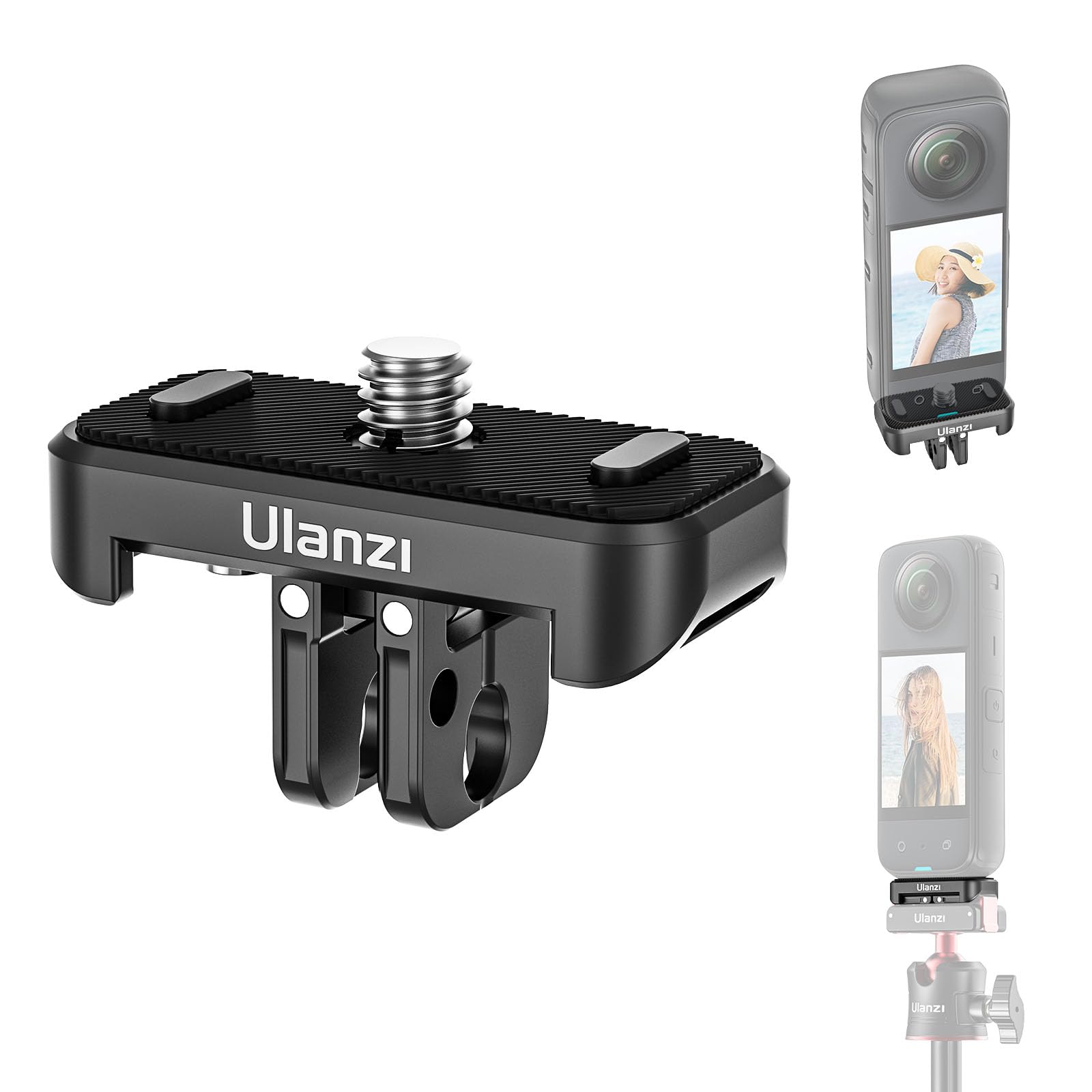 Ulanzi Insta360 X4 Camera Mount Adapter Quick Release Mount 3in1 GoPro Compatible Compatible Conversion Adapter with Screw Hole Foldable Tripod Mount чорний
Ulanzi Insta360 X4 Camera Mount Adapter Quick Release Mount 3in1 GoPro Compatible Compatible Conversion Adapter with Screw Hole Foldable Tripod Mount чорний