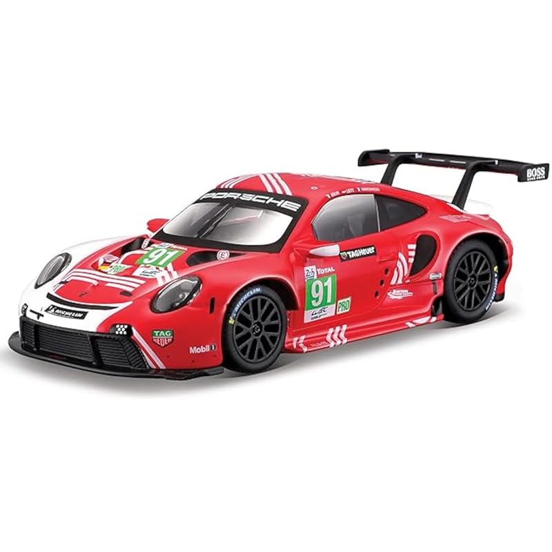 Ббураго 1/24 Porsche 911 RSR LM 2020 (#91) литые автомобили гонки Ле-Ман белого/красного цвета Готовый продукт 18-28016
Ббураго 1/24 Porsche 911 RSR LM 2020 (#91) литые автомобили гонки Ле-Ман белого/красного цвета Готовый продукт 18-28016