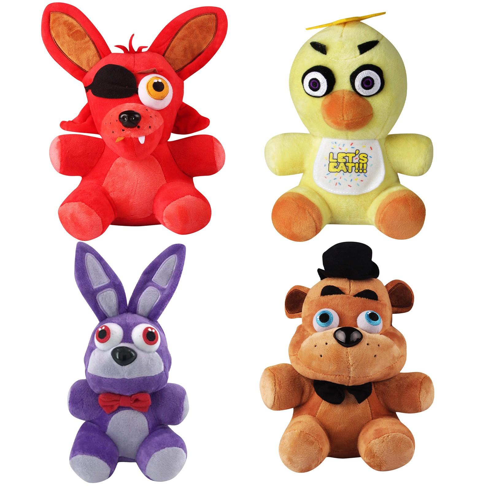 4 шт. плюшевая игрушка Five Nights At Freddy s для коллекционирования, плюшевая кукла для нарушения безопасности, подарки на Рождество и день рождения One Size
4 шт. плюшевая игрушка Five Nights At Freddy s для коллекционирования, плюшевая кукла для нарушения безопасности, подарки на Рождество и день рождения One Size