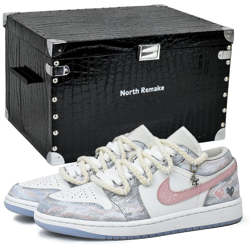 Jordan Air Jordan 1 Slip Resistant Abrasion Resistant Low top Vintage Basketball Shoes Women s White Gray Pink DC0774-105(Team96-S-BOX) 40
Jordan Air Jordan 1 Slip Resistant Abrasion Resistant Low top Vintage Basketball Shoes Women s White Gray Pink DC0774-105(Team96-S-BOX) 40