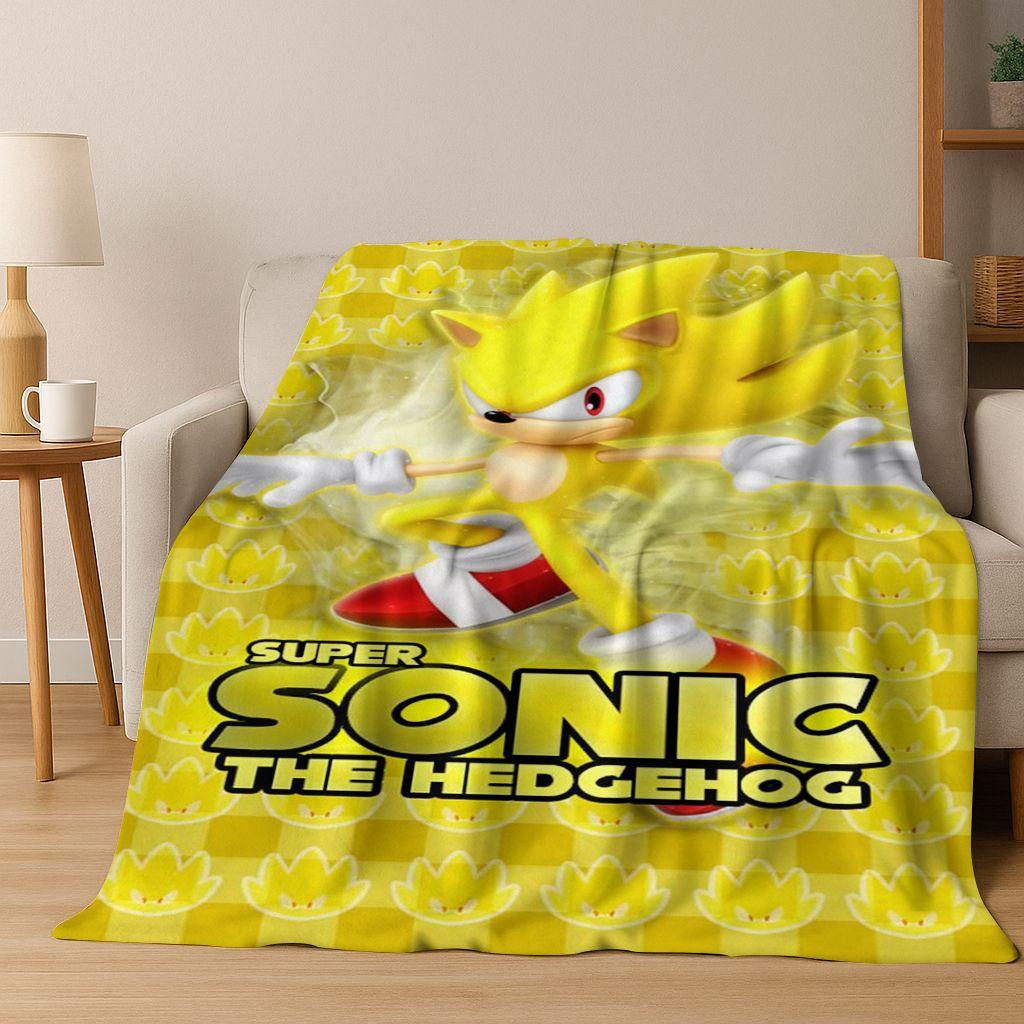 Classic S-Sonic Cartoon Game Flannel Blanket Soft Warm Throw Blanket for Bed Bedroom Living Room Travel Picnic Office Gift Kids 75x90cm
Classic S-Sonic Cartoon Game Flannel Blanket Soft Warm Throw Blanket for Bed Bedroom Living Room Travel Picnic Office Gift Kids 75x90cm