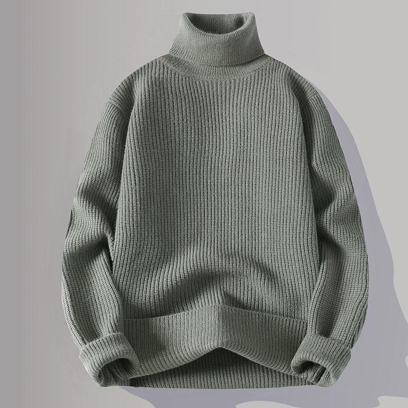 Men s High Neck Thick Knit Sweater - Trendy Autumn/Winter Solid Color Base Layer 2XL
Men s High Neck Thick Knit Sweater - Trendy Autumn/Winter Solid Color Base Layer 2XL