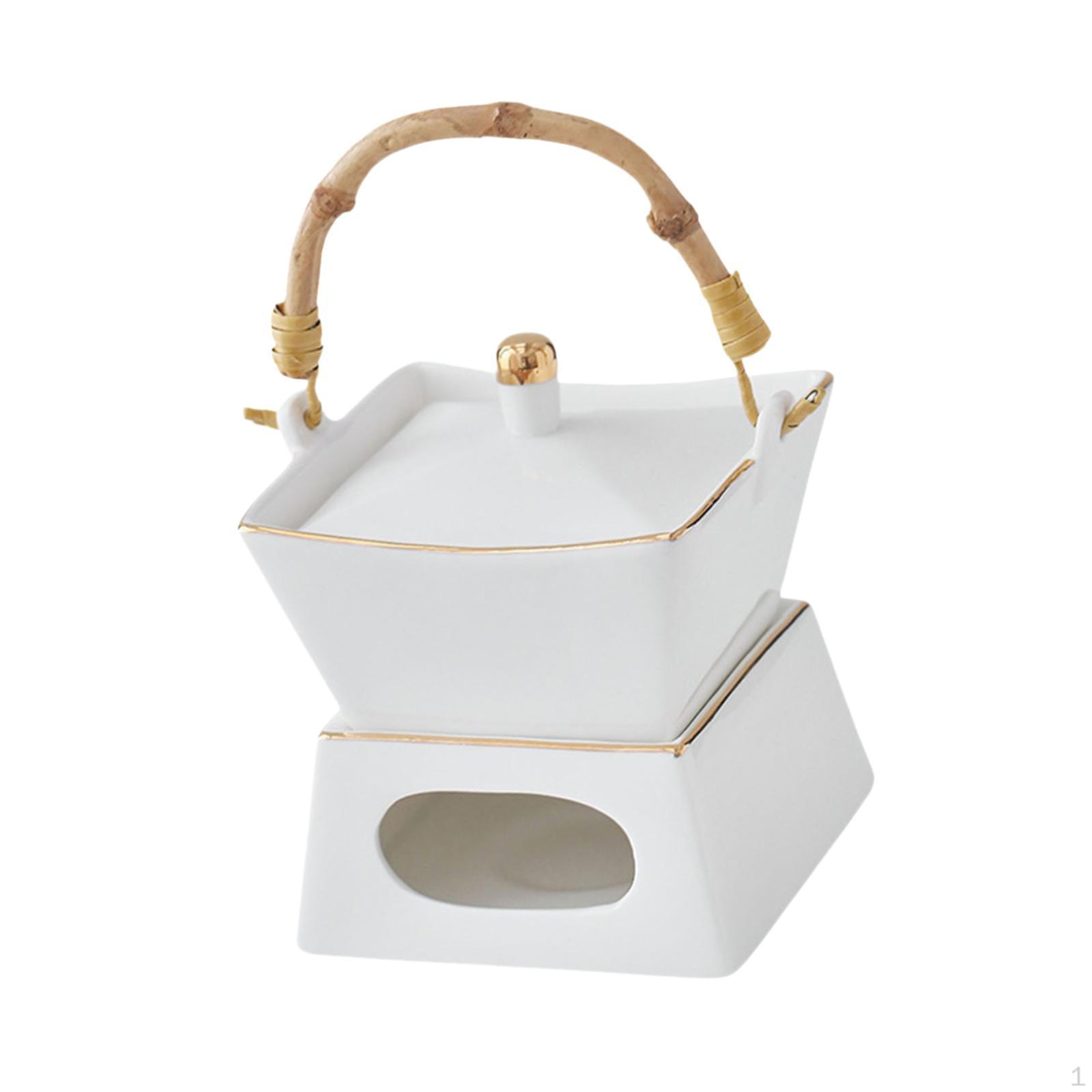 Керамический набор для подогрева масла, фарфоровый горшок для плавления шоколада и крышка для фондю Gold Edge
Керамический набор для подогрева масла, фарфоровый горшок для плавления шоколада и крышка для фондю Gold Edge