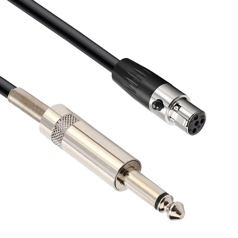 Waveman XLR to TA4F 6.35mm Cable, TA4F to Mini XLR 6.3mm Cord, 6.35mm to Mini Canon 4-Pin Cable, 6N OFC Oxygen-Free Copper, Compatible with Shure
Waveman XLR to TA4F 6.35mm Cable, TA4F to Mini XLR 6.3mm Cord, 6.35mm to Mini Canon 4-Pin Cable, 6N OFC Oxygen-Free Copper, Compatible with Shure