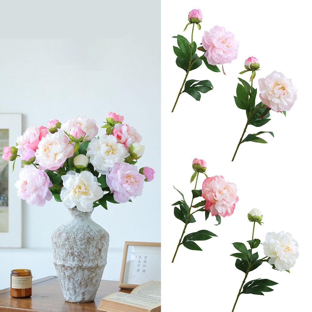 2 Heads Greenery Leaves Lifelike Flowers Silk Plastic Bridal Bouquets Home Decoration рожевий
2 Heads Greenery Leaves Lifelike Flowers Silk Plastic Bridal Bouquets Home Decoration рожевий