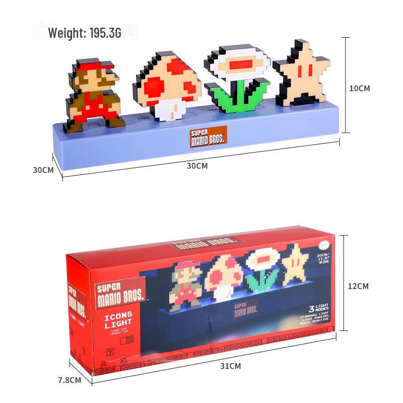 Super Mario Pixel Style USB Night Light - Voice-Controlled, Music Rhythm, Color-Changing Lamp Default
Super Mario Pixel Style USB Night Light - Voice-Controlled, Music Rhythm, Color-Changing Lamp Default