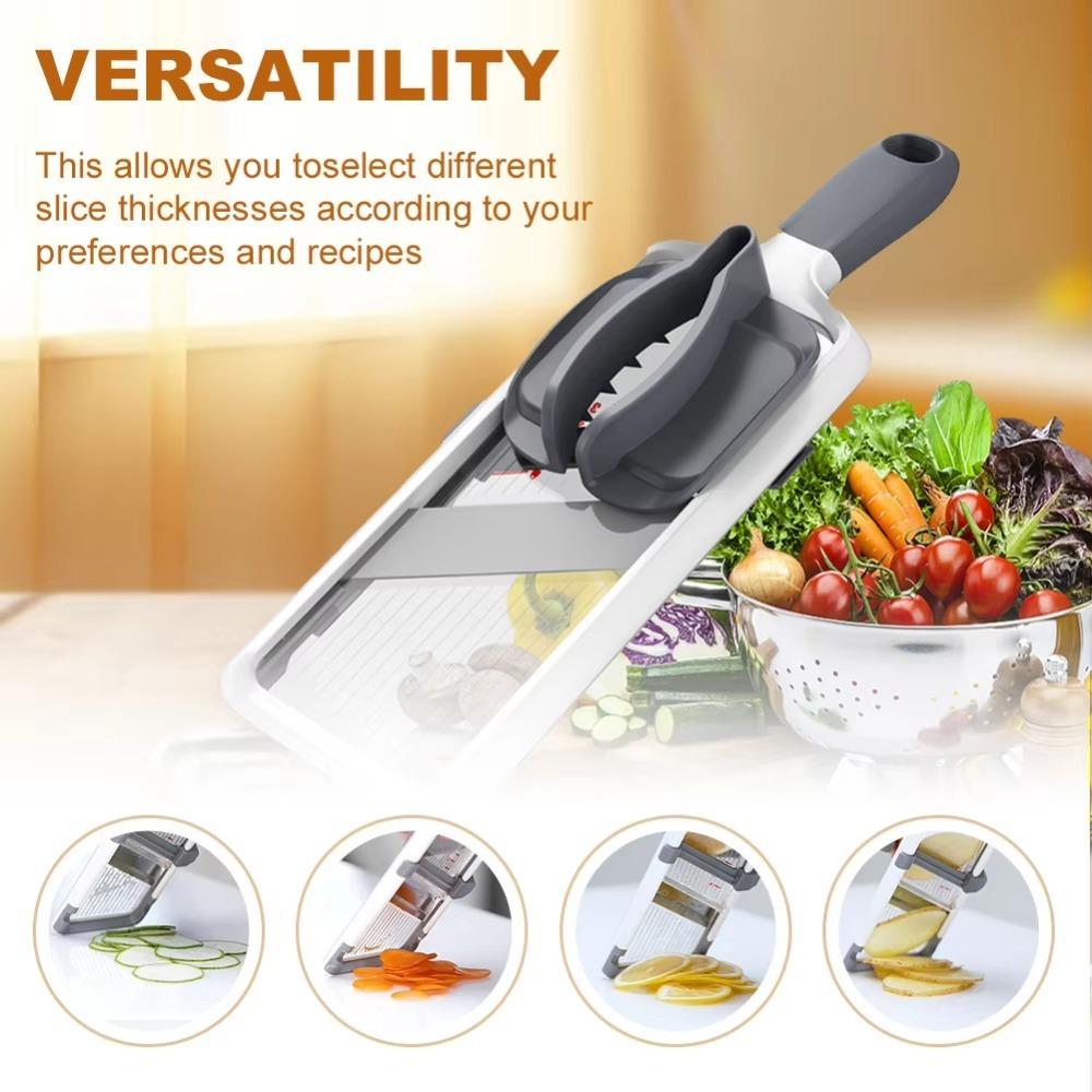 Multifunctional Kitchen Veggie Chopper Adjustable Thickness Cheese Grater Cutte Mandoline Slicer
Multifunctional Kitchen Veggie Chopper Adjustable Thickness Cheese Grater Cutte Mandoline Slicer