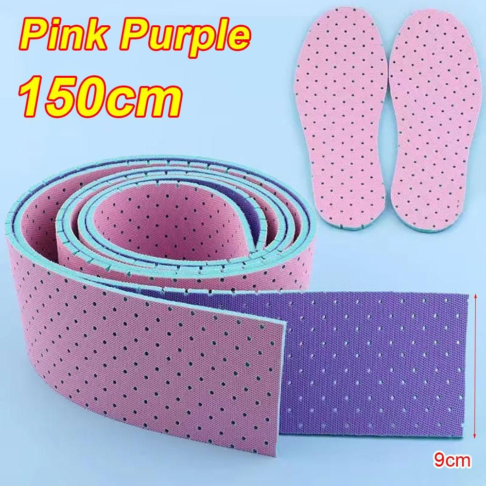 1Pcs Double Sided Available DIY Cuttable Insoles 150x9cm Shoe Inserts New Soft Shoes Pad pink purple
1Pcs Double Sided Available DIY Cuttable Insoles 150x9cm Shoe Inserts New Soft Shoes Pad pink purple