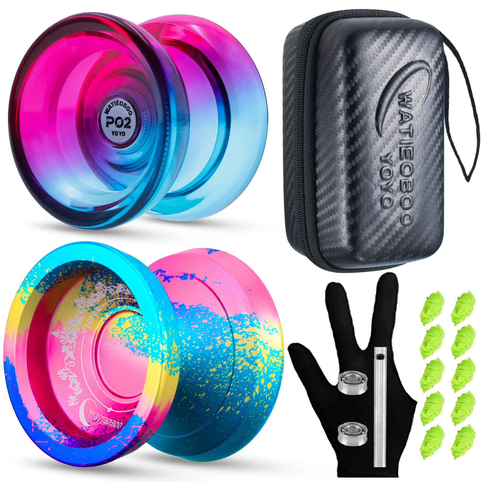 WATIEOBOOYO Yoyo Metal Yoyo 301 Perfect Dual Mode Responsive and Ideal for Adult Pro and Stunt Shows (P02 + Two-Color Yoyo) Yo-Yo Set, Yo-Yo
WATIEOBOOYO Yoyo Metal Yoyo 301 Perfect Dual Mode Responsive and Ideal for Adult Pro and Stunt Shows (P02 + Two-Color Yoyo) Yo-Yo Set, Yo-Yo