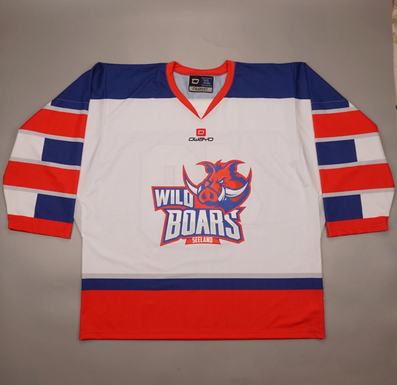 Uhlmann #49 Seeland Wild Boars Ice Hockey Match Jersey Shirt Owayo Czech Swiss 2XL
Uhlmann #49 Seeland Wild Boars Ice Hockey Match Jersey Shirt Owayo Czech Swiss 2XL