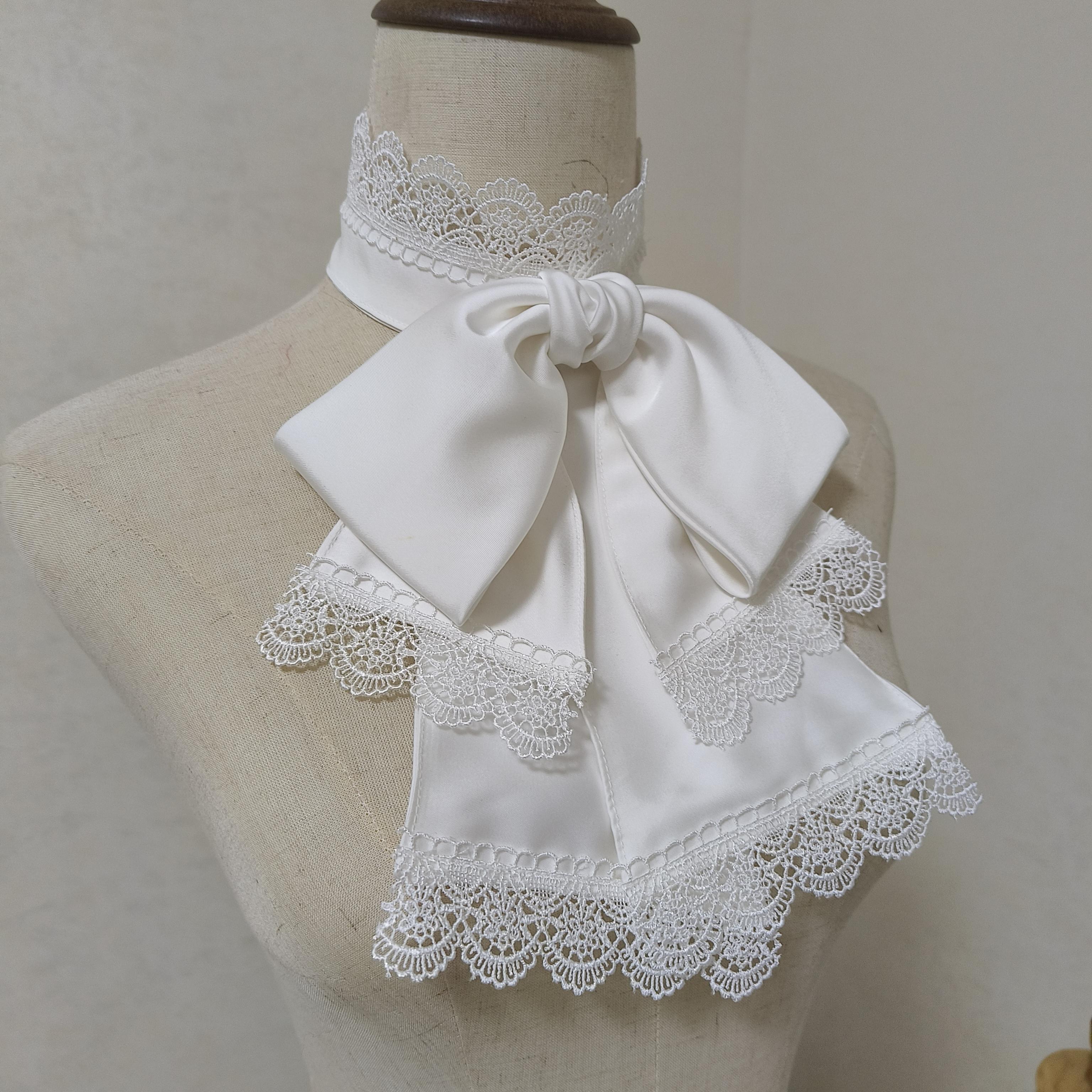 Original Lolita Gorgeous Saliva Towel Black Deacon Cos Collar Decoration Retro Sweet Style Wear Fake Collar Decoration белый
Original Lolita Gorgeous Saliva Towel Black Deacon Cos Collar Decoration Retro Sweet Style Wear Fake Collar Decoration белый