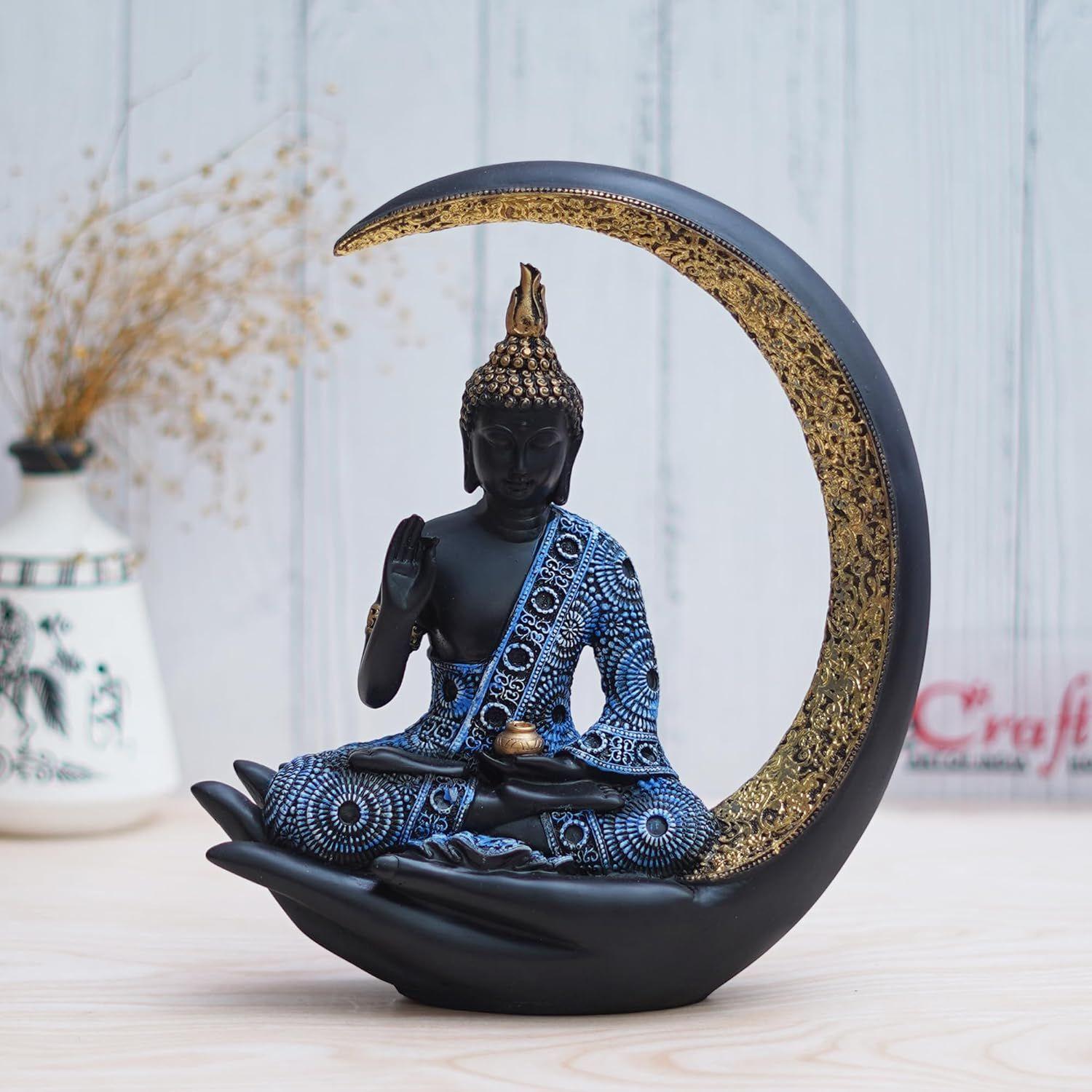 Resin Blessing Buddha Statue with Palm Chand | Lord Buddha Statue for Home Decor Living Room Office | Buddha Showpiece 22L x 8W x 26H CM синий
Resin Blessing Buddha Statue with Palm Chand | Lord Buddha Statue for Home Decor Living Room Office | Buddha Showpiece 22L x 8W x 26H CM синий