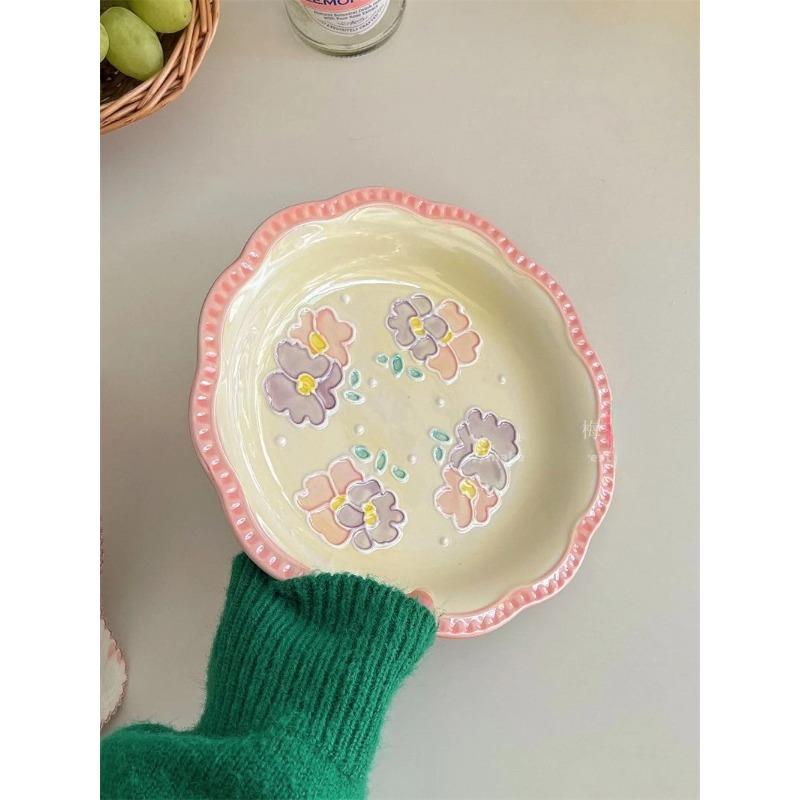 Расписанные вручную рельефные керамические тарелки Тюльпаны Милые девушки Бытовая высококачественная красивая посуда Platos Decorativos Mesa
Расписанные вручную рельефные керамические тарелки Тюльпаны Милые девушки Бытовая высококачественная красивая посуда Platos Decorativos Mesa