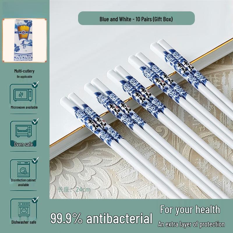 Blue and White Ceramic Chopsticks Gift Set
Blue and White Ceramic Chopsticks Gift Set