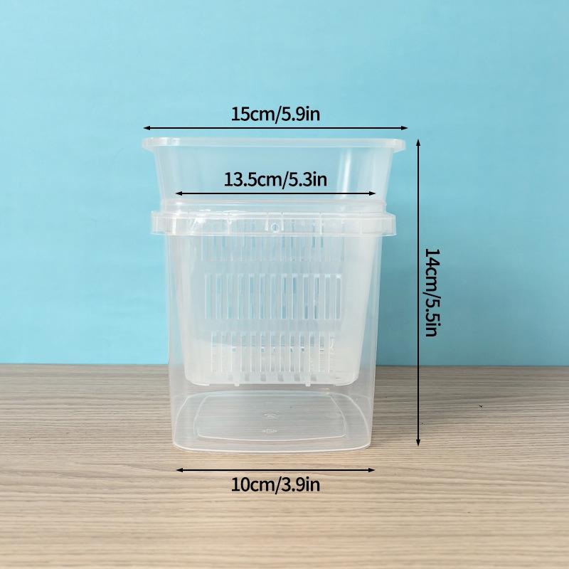 Self Watering Orchid Pots Double-Layer Mesh Pot Root Control Transparent Flowerpot Nursery Plants Pot With Holes Garden Supplies AS SHOWN
Self Watering Orchid Pots Double-Layer Mesh Pot Root Control Transparent Flowerpot Nursery Plants Pot With Holes Garden Supplies AS SHOWN