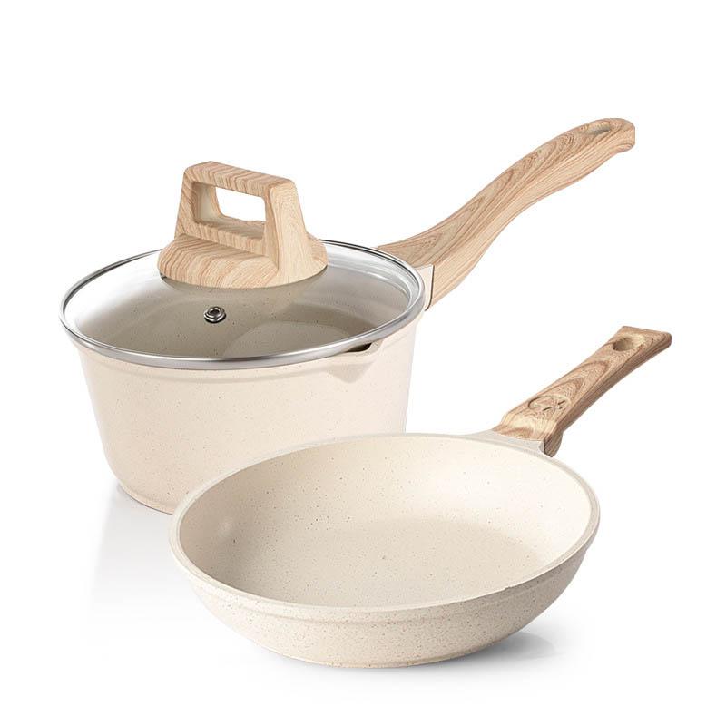 Frigideira Antiaderente Conjunto com Cabo De Madeira, Pedra Maifan, Panela De Sopa De Cozinha, Panelas De Leite, Utensílios De
Frigideira Antiaderente Conjunto com Cabo De Madeira, Pedra Maifan, Panela De Sopa De Cozinha, Panelas De Leite, Utensílios De