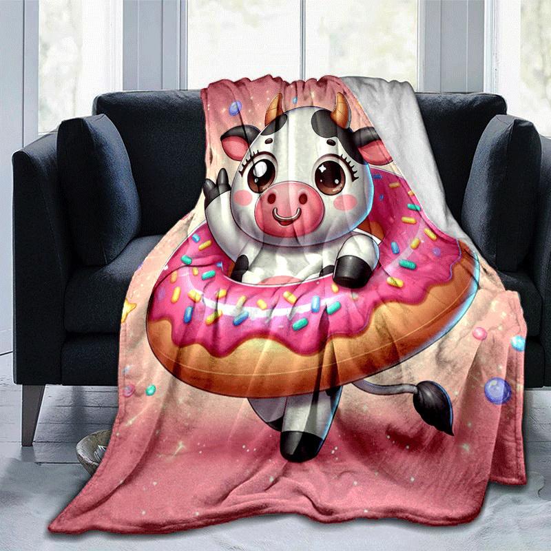 1pc Dairy Cow Printing Lightweight Flannel Blanket, Comfortable and Warm Blanket, for Camping Sofa Bed and Couch Office, Gift 100x150cm
1pc Dairy Cow Printing Lightweight Flannel Blanket, Comfortable and Warm Blanket, for Camping Sofa Bed and Couch Office, Gift 100x150cm