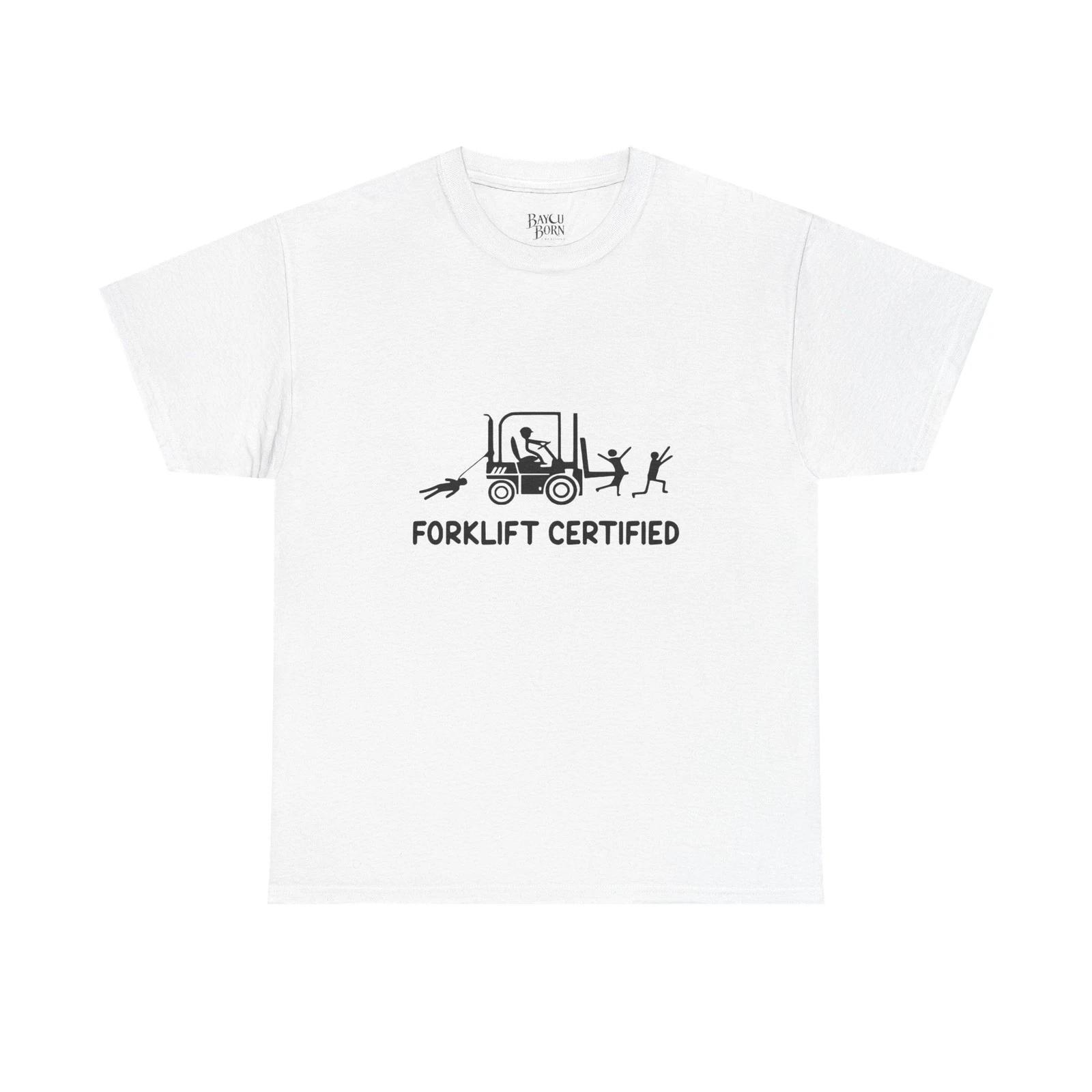 Forklift Certified Tee | Construction Humor Shirt 4XL
Forklift Certified Tee | Construction Humor Shirt 4XL