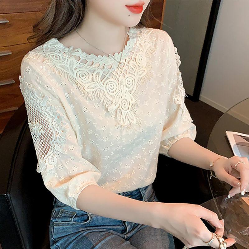 Женская новогодняя универсальная летняя модная модная хлопковая рубашка с коротким рукавом и кружевной нижней частью, маленькая шифоновая рубашка для женщин L бежевый
Женская новогодняя универсальная летняя модная модная хлопковая рубашка с коротким рукавом и кружевной нижней частью, маленькая шифоновая рубашка для женщин L бежевый