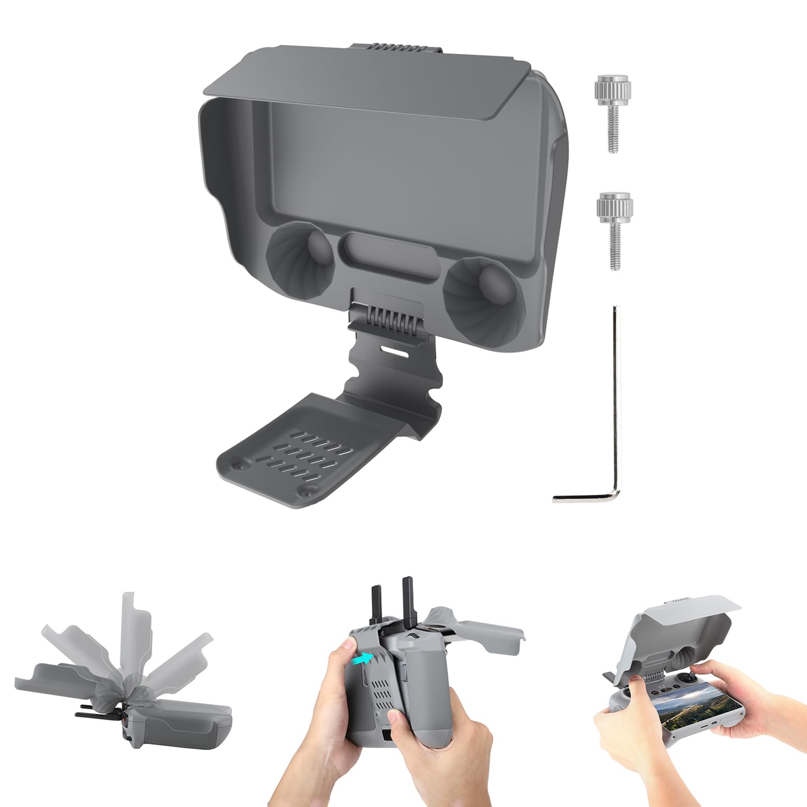 TOMGDRACO DJI RC 2 DJI Air 3S Transmitter Sun Hood dji air 3 mini 4 pro Transmitter Sunshade dji rc2 Cover Remote Control Screen Protector Sunshade
TOMGDRACO DJI RC 2 DJI Air 3S Transmitter Sun Hood dji air 3 mini 4 pro Transmitter Sunshade dji rc2 Cover Remote Control Screen Protector Sunshade