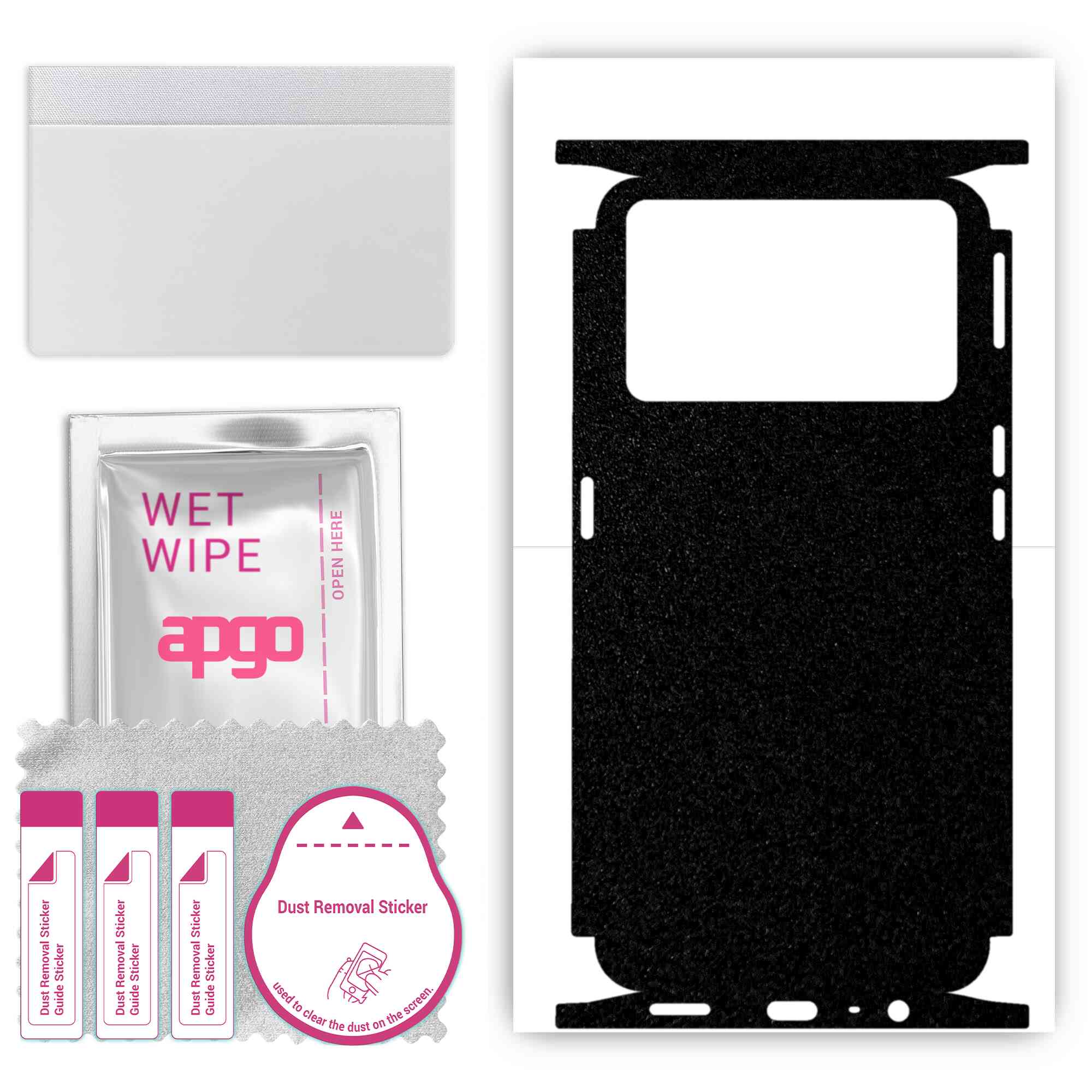 apgo Protective Skin Sticker for the back+sides compatible with Oppo K9 Pro 5G, Full Wrap Film, Foil, Vinyl - Pattern Matte Black
apgo Protective Skin Sticker for the back+sides compatible with Oppo K9 Pro 5G, Full Wrap Film, Foil, Vinyl - Pattern Matte Black