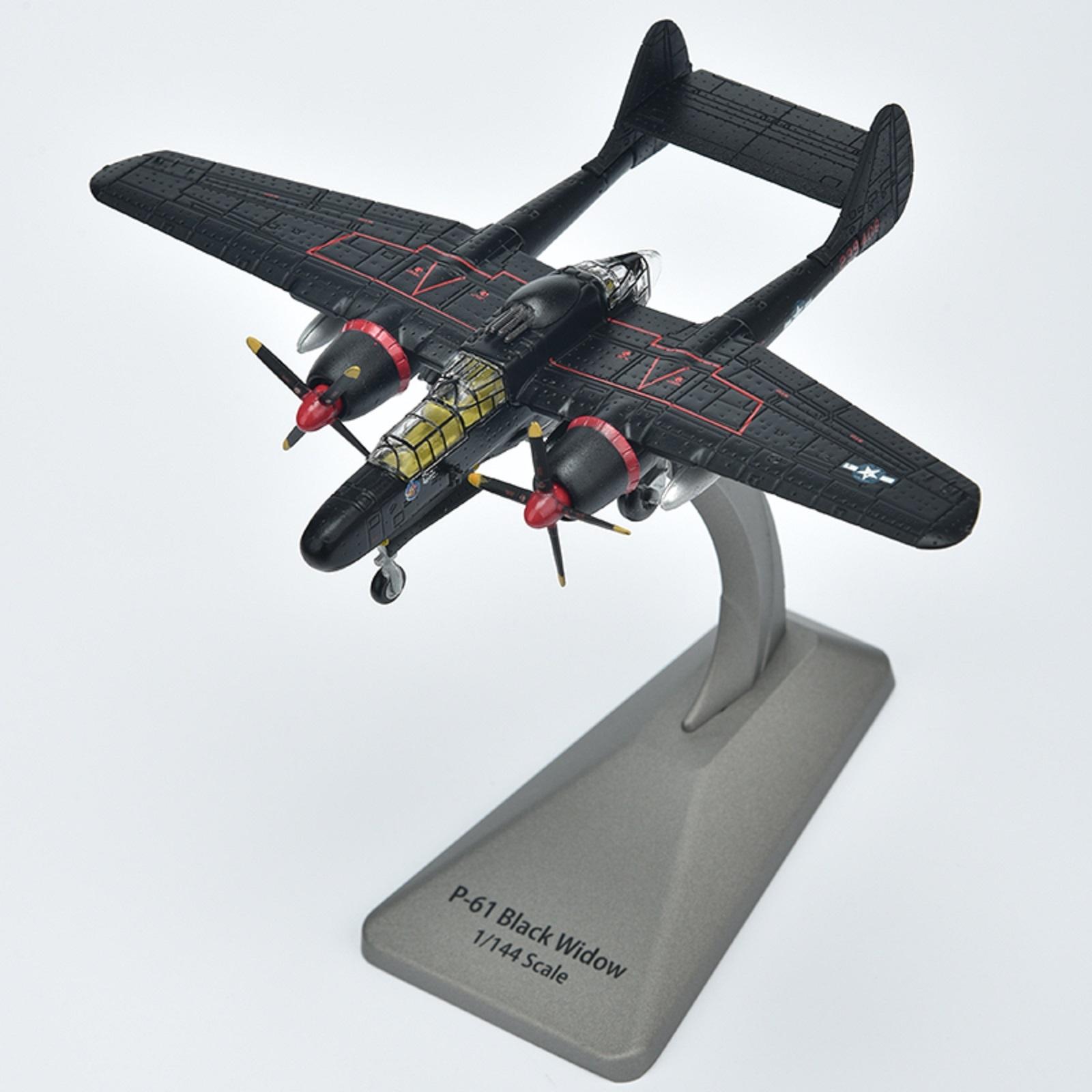 New 1:144 Scale WWII USAF P-61 Black Widow Bomber Aircraft Black Diecast Model,Plane Souvenir Static Display For Collection Gift United States
New 1:144 Scale WWII USAF P-61 Black Widow Bomber Aircraft Black Diecast Model,Plane Souvenir Static Display For Collection Gift United States