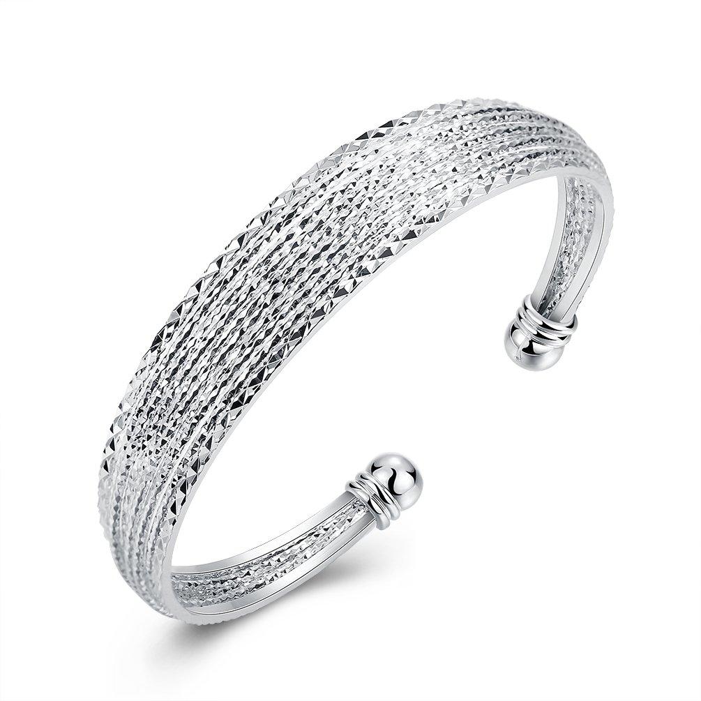 Rockyu Popular Brand Bangle for Free Simple Women, Silver, Thick, Sparkly, Size, (Multi-faceted Cut)
Rockyu Popular Brand Bangle for Free Simple Women, Silver, Thick, Sparkly, Size, (Multi-faceted Cut)