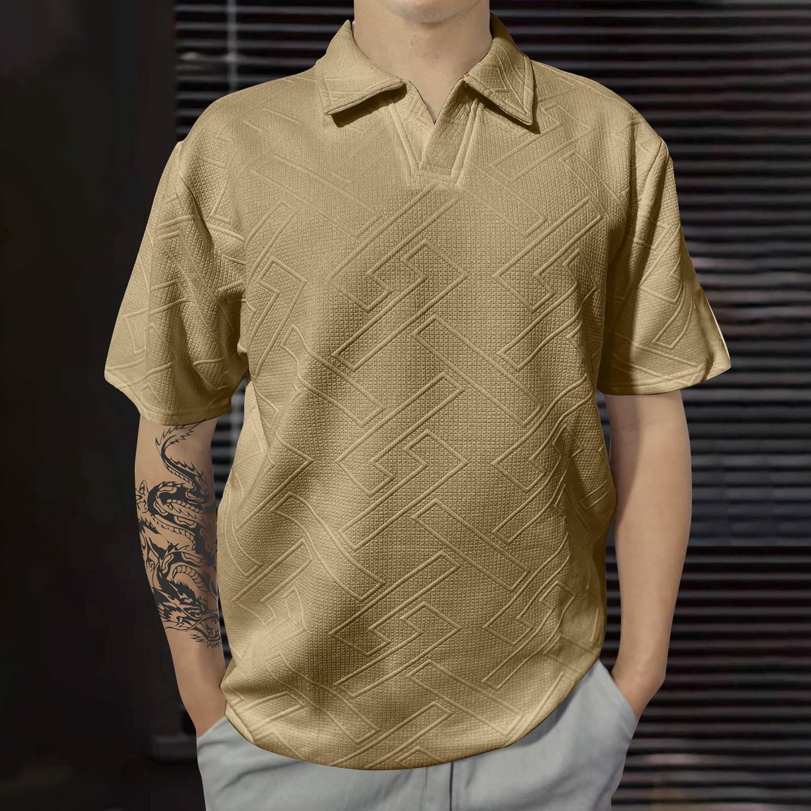 Мужские полосатые однотонные топы с V-образным вырезом, мужская спортивная рубашка с коротким рукавом M хаки
Мужские полосатые однотонные топы с V-образным вырезом, мужская спортивная рубашка с коротким рукавом M хаки