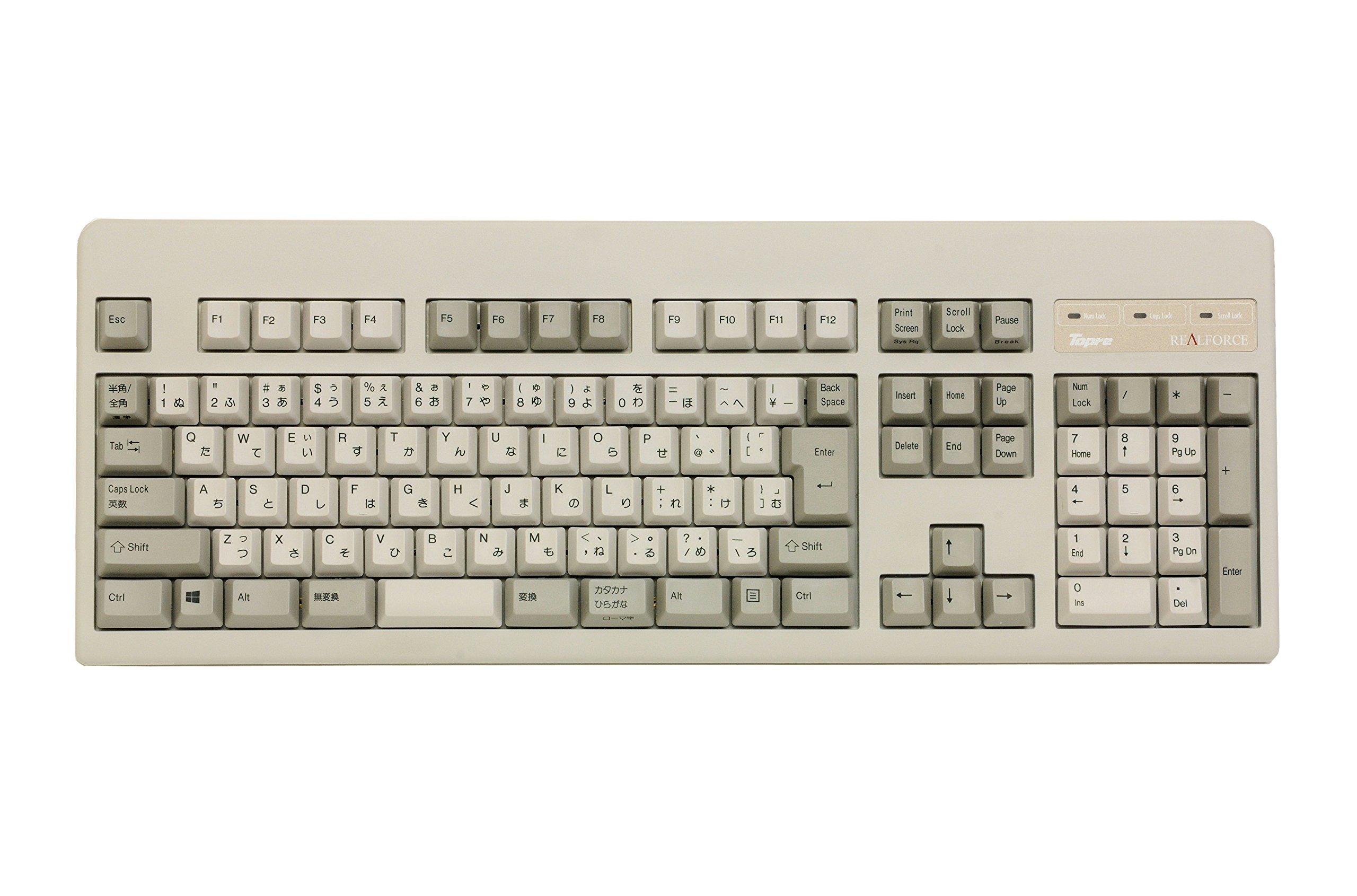 Topre Realforce108UH Ємнісна безконтактна клавіатура Unified Load 108USB SA0100 (Білий) білий
Topre Realforce108UH Ємнісна безконтактна клавіатура Unified Load 108USB SA0100 (Білий) білий