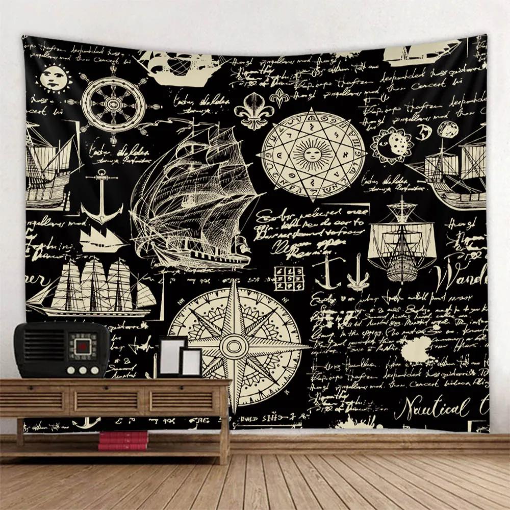 VIKAMA Vintage Pirate Ship Tapestry Home Wall Art Decorative Backdrop Living Room Bedroom Decorative Hanging Tapestry 74x94cm(29x37in)
VIKAMA Vintage Pirate Ship Tapestry Home Wall Art Decorative Backdrop Living Room Bedroom Decorative Hanging Tapestry 74x94cm(29x37in)