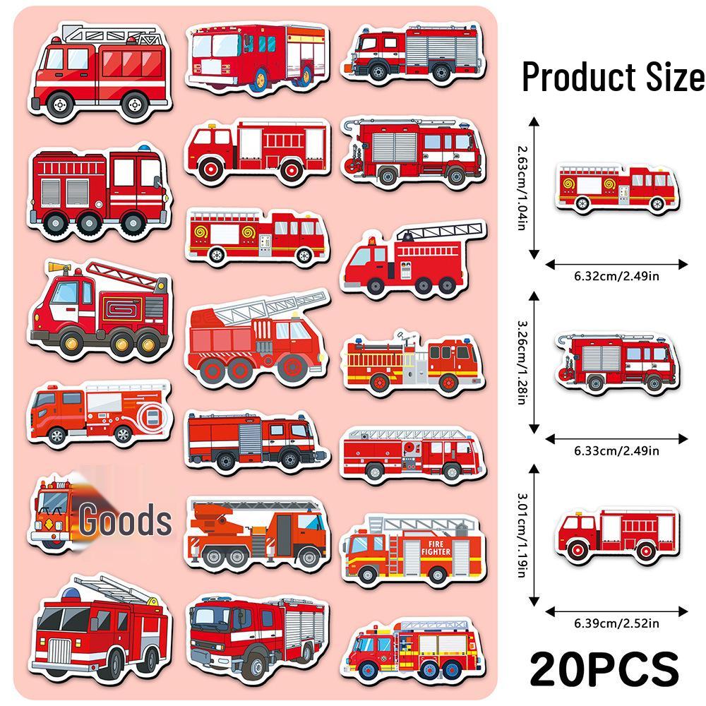 Многоразовый мультяшный магнит в виде пожарной машины: Креативное украшение для игрушечной машинки
Многоразовый мультяшный магнит в виде пожарной машины: Креативное украшение для игрушечной машинки