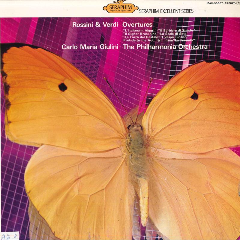LP Record CARLO MARIA GIULINI, PHILHARMONIA O - Rossini / Verdi: Overtures EAC30307 SERAPHIM Japan Classical Used
LP Record CARLO MARIA GIULINI, PHILHARMONIA O - Rossini / Verdi: Overtures EAC30307 SERAPHIM Japan Classical Used