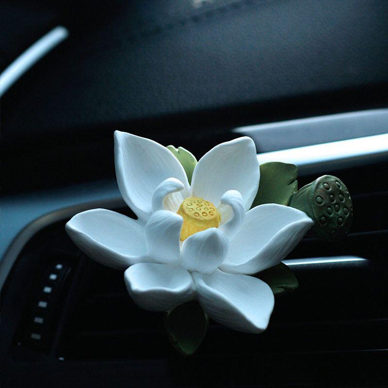 Car-Mounted Lotus Fragrance Diffuser, Dashboard Ornament, Interior Decoration, Aroma Stone Ornament, Perfume Gift, Fragrance Sage Sea Salt 10ml Lotus (Clip Air Vent)
Car-Mounted Lotus Fragrance Diffuser, Dashboard Ornament, Interior Decoration, Aroma Stone Ornament, Perfume Gift, Fragrance Sage Sea Salt 10ml Lotus (Clip Air Vent)