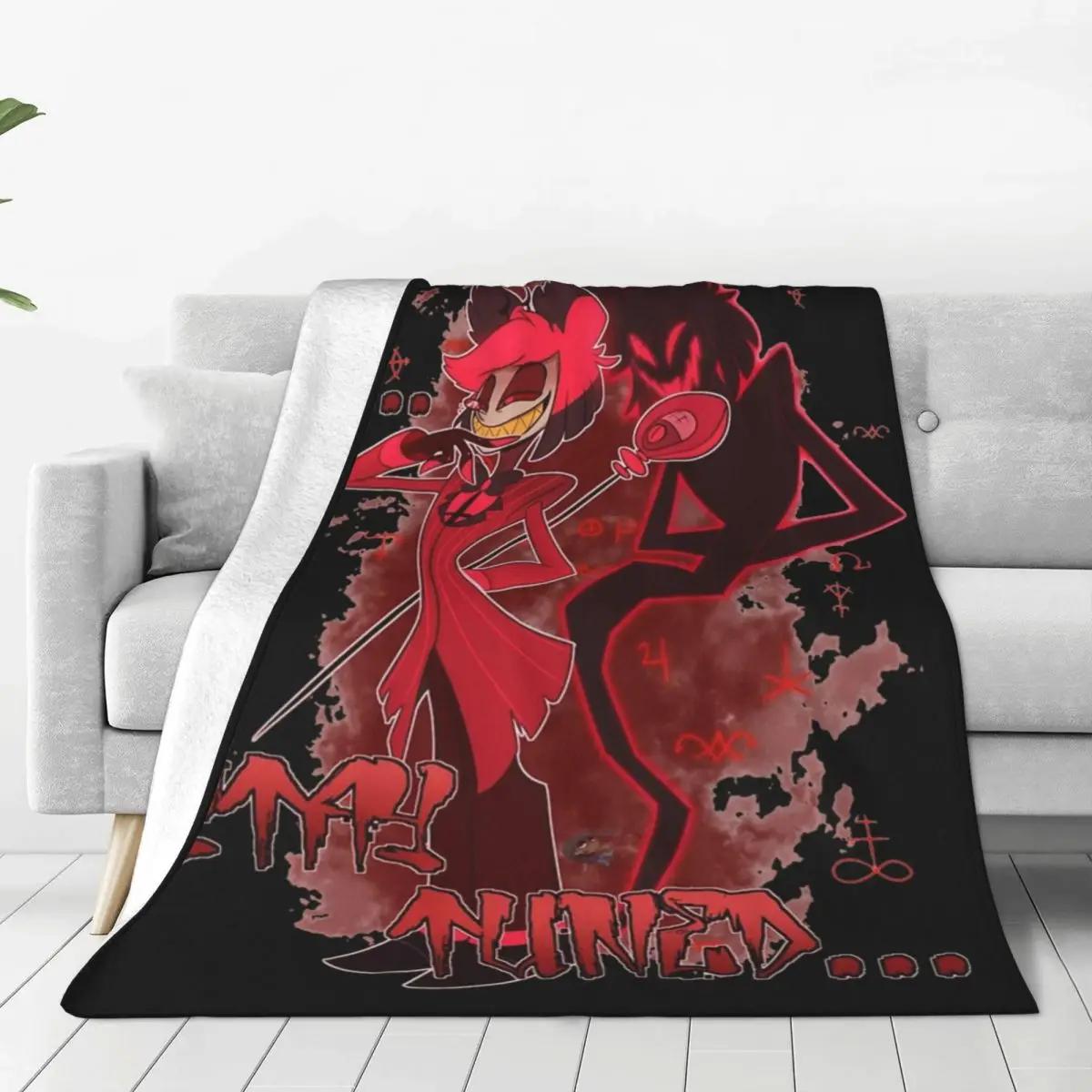 Hazbin Hotels Alastor Knitted Blanket Flannel Super Warm Throw Blankets for Outdoor Travel Bed Rug 80x120cm
Hazbin Hotels Alastor Knitted Blanket Flannel Super Warm Throw Blankets for Outdoor Travel Bed Rug 80x120cm