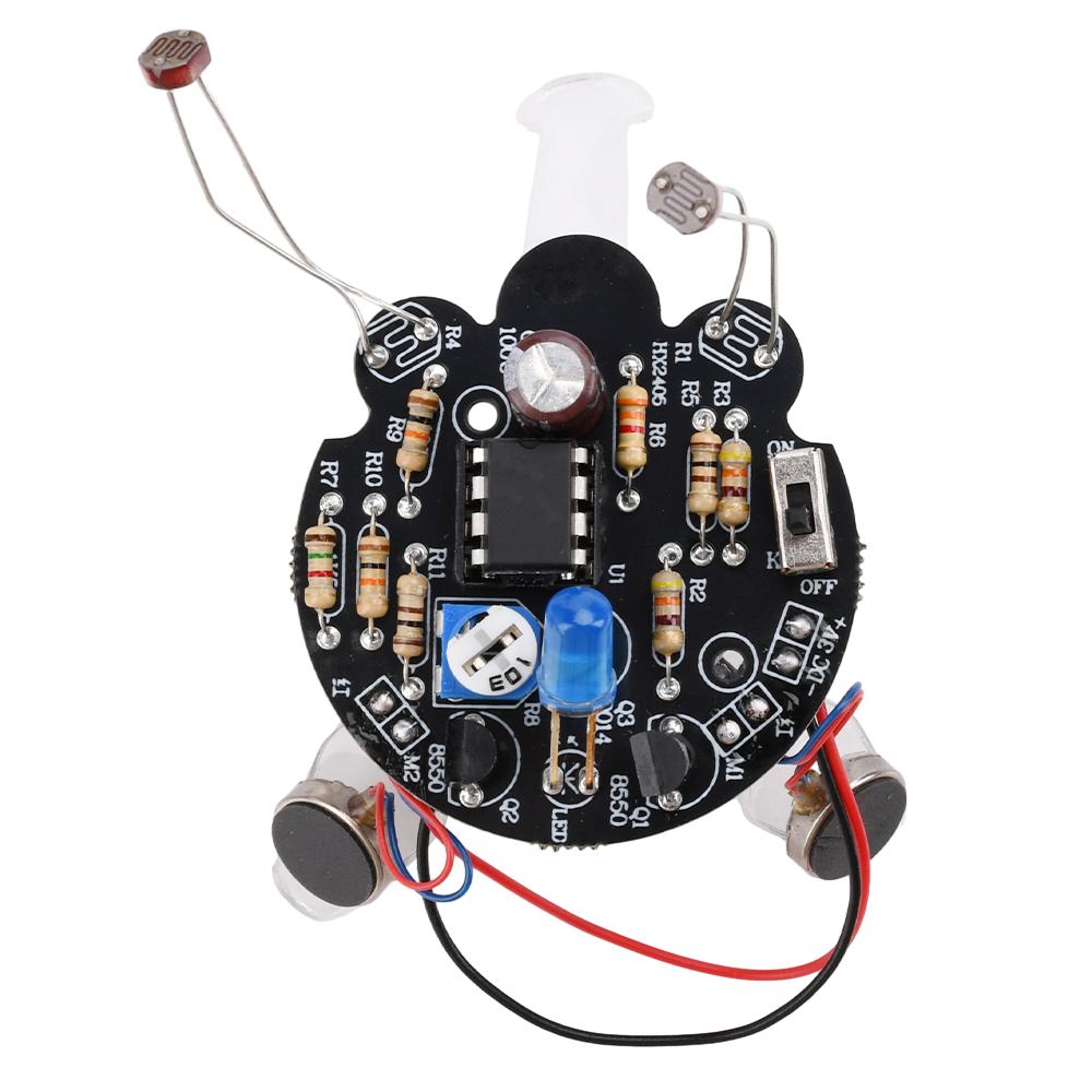 1 комплект Світлочутливий мобільний робот DIY Kit Світлячок DIY Деталі Хвіст Дихальний ліхтар Веселі електронні запасні частини фіолетовий
1 комплект Світлочутливий мобільний робот DIY Kit Світлячок DIY Деталі Хвіст Дихальний ліхтар Веселі електронні запасні частини фіолетовий