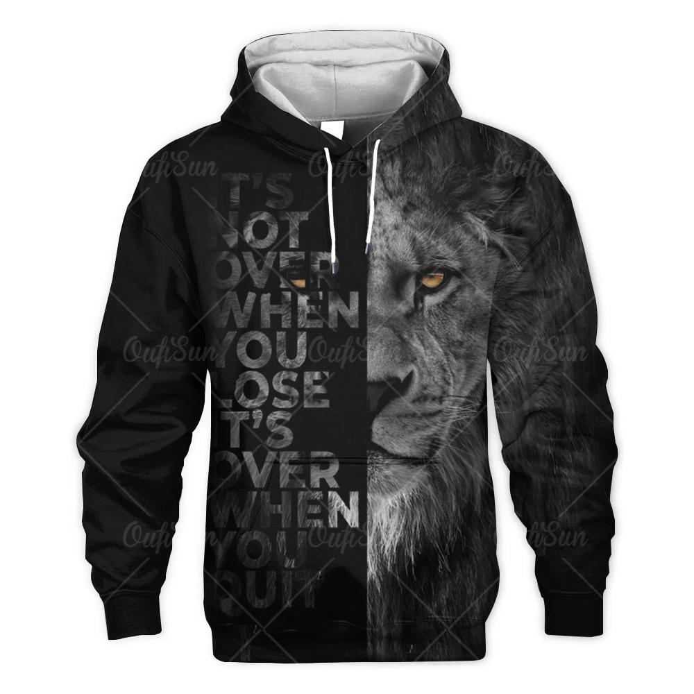Толстовки с животными для мужчин, осенняя дизайнерская толстовка с длинными рукавами, пуловер большого размера, мужская одежда, толстовки с принтом льва 
Толстовки с животными для мужчин, осенняя дизайнерская толстовка с длинными рукавами, пуловер большого размера, мужская одежда, толстовки с принтом льва