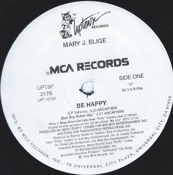 12inch Record MARY J BLIGE - Be Happy UPT8P3176 Uptown Records 1994 US Rap & Hip-Hop/R&B Used
12inch Record MARY J BLIGE - Be Happy UPT8P3176 Uptown Records 1994 US Rap & Hip-Hop/R&B Used