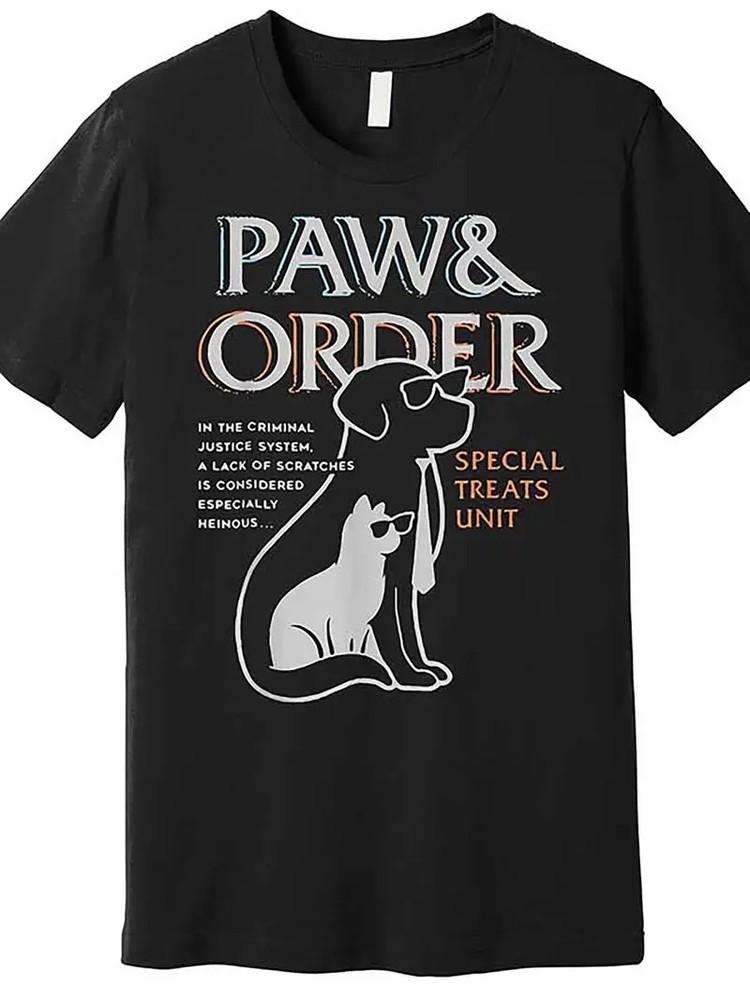 Paw amp; Order Graphic T-ShirtFunny Men’s Short Sleeve Cotton Tee with Dog and C Unisex T-Shirt XXL
Paw amp; Order Graphic T-ShirtFunny Men’s Short Sleeve Cotton Tee with Dog and C Unisex T-Shirt XXL