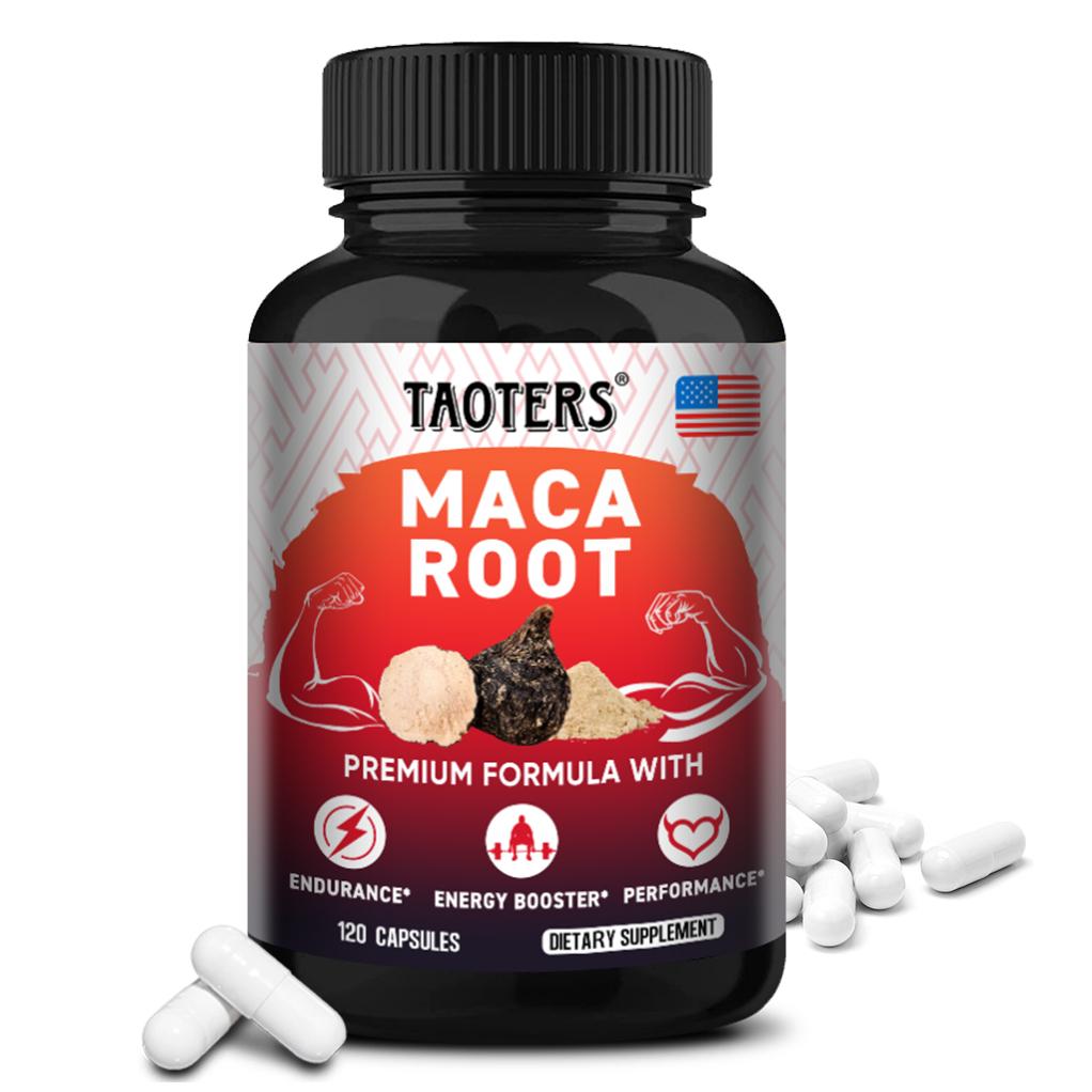 Taoters Maca Root Compound Herbal Capsules Improve Energy and Endurance 120 Capsules 120 capsules
Taoters Maca Root Compound Herbal Capsules Improve Energy and Endurance 120 Capsules 120 capsules