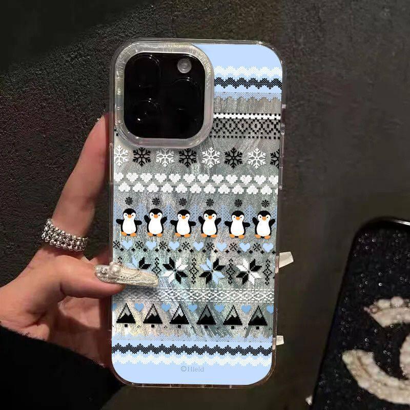 Cartoon Penguin Snowflake Phone Case for iPhone 11-17 Pro Max iPhone 14
Cartoon Penguin Snowflake Phone Case for iPhone 11-17 Pro Max iPhone 14